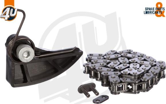 4U Autoparts 44095VV - Chain Set, oil pump drive autospares.lv