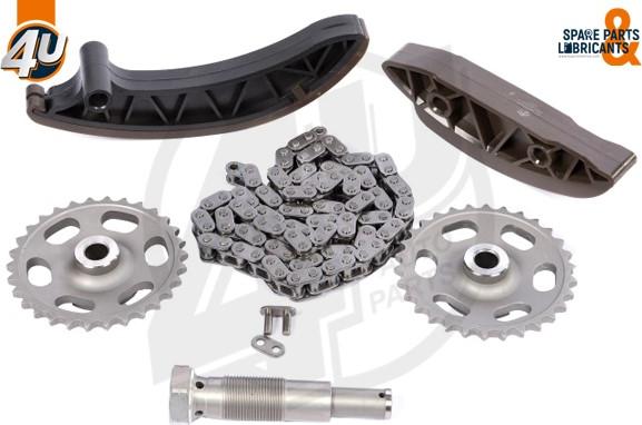 4U Autoparts 44055MR - Tensioner, timing chain autospares.lv