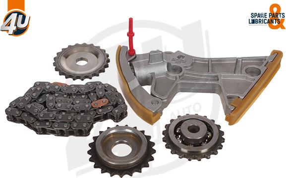 4U Autoparts 44109VV - Chain Set, oil pump drive autospares.lv