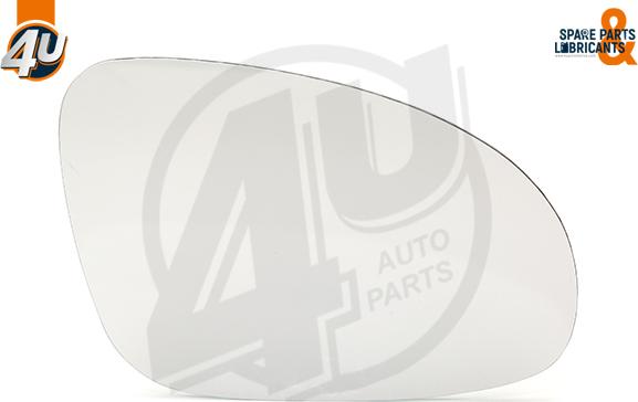 4U Autoparts 41521VV - Mirror Glass, outside mirror autospares.lv