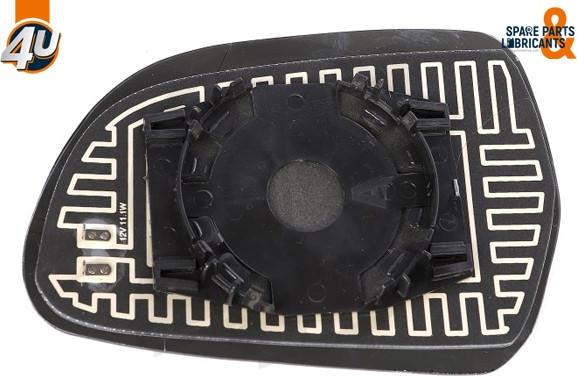 4U Autoparts 41602VV - Outside Mirror autospares.lv