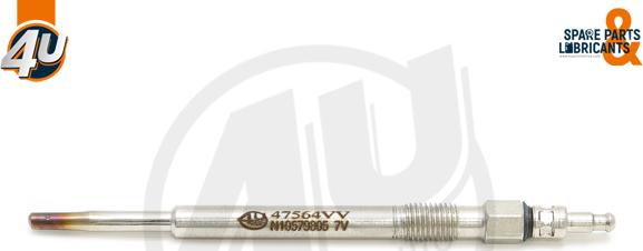 4U Autoparts 47564VV - Glow Plug autospares.lv