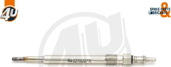 4U Autoparts 47507MR - Glow Plug autospares.lv