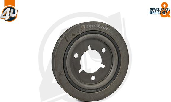 4U Autoparts 51061PU - Belt Pulley, crankshaft autospares.lv