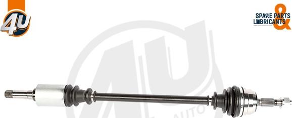 4U Autoparts 51347PU - Drive Shaft autospares.lv