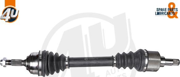 4U Autoparts 51302PU - Drive Shaft autospares.lv