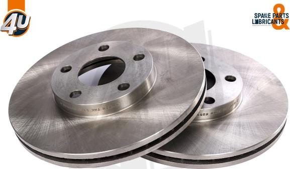 4U Autoparts 52554VV - Brake Disc autospares.lv