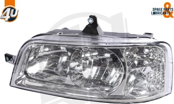 4U Autoparts 60344PU - Headlight autospares.lv