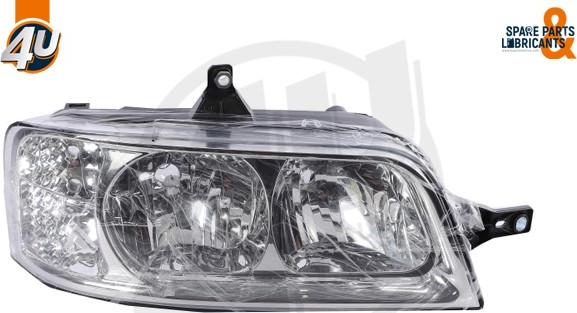 4U Autoparts 60343PU - Headlight autospares.lv