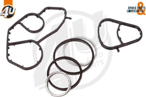 4U Autoparts 61693PU - Seal, oil filter housing autospares.lv