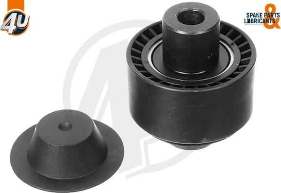 4U Autoparts 14872PU - Pulley, v-ribbed belt autospares.lv