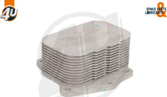 4U Autoparts 14387VL - Oil Cooler, engine oil autospares.lv