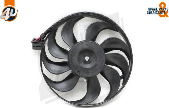 4U Autoparts 15255VV - Fan, radiator autospares.lv