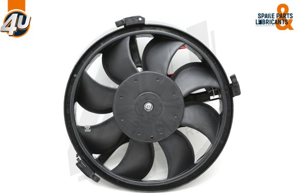 4U Autoparts 15256VV - Fan, radiator autospares.lv