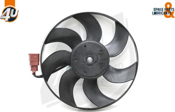 4U Autoparts 15251VV - Fan, radiator autospares.lv