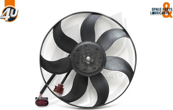 4U Autoparts 15253VV - Fan, radiator autospares.lv