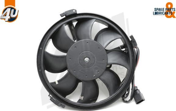 4U Autoparts 15257VV - Fan, radiator autospares.lv