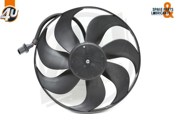 4U Autoparts 15265VV - Fan, radiator autospares.lv