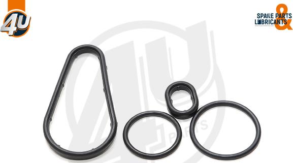 4U Autoparts 16653MR - Gasket Set, oil cooler autospares.lv