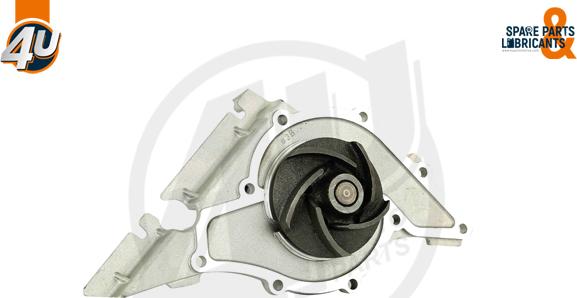 4U Autoparts 13700VV - Water Pump autospares.lv