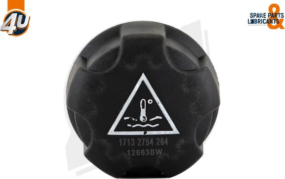 4U Autoparts 12663BW - Sealing Cap, coolant tank autospares.lv