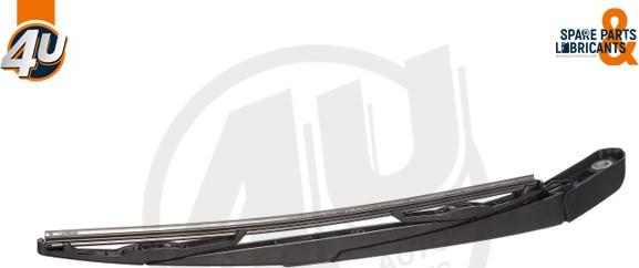 4U Autoparts 17026PU - Wiper Arm, window cleaning autospares.lv