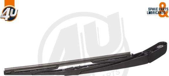 4U Autoparts 17268PU - Wiper Arm Set, window cleaning autospares.lv