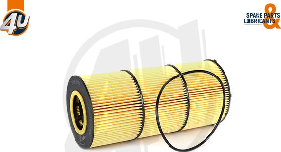 4U Autoparts 38660ME - Oil Filter autospares.lv