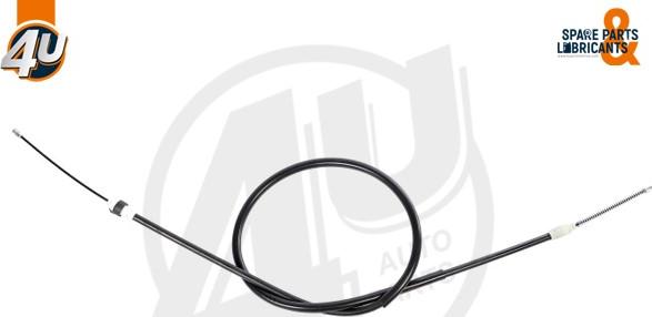 4U Autoparts 38320PU - Cable, parking brake autospares.lv