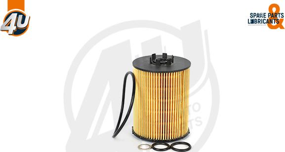 4U Autoparts 33574BW - Oil Filter autospares.lv