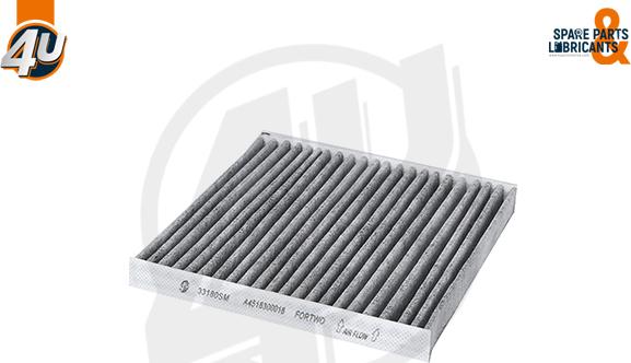 4U Autoparts 33180SM - Filter, interior air autospares.lv