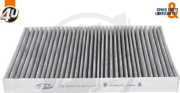 4U Autoparts 33802VV - Filter, interior air autospares.lv