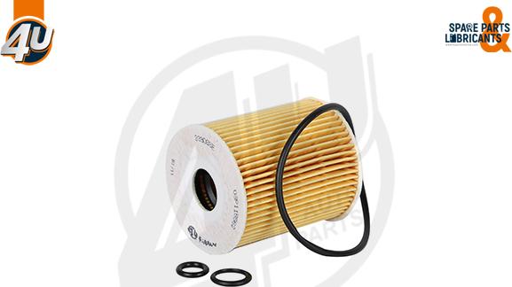 4U Autoparts 33873VV - Oil Filter autospares.lv