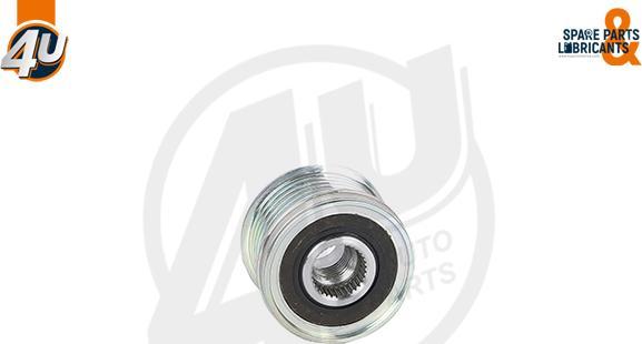 4U Autoparts 32609VV - Pulley, alternator, freewheel clutch autospares.lv