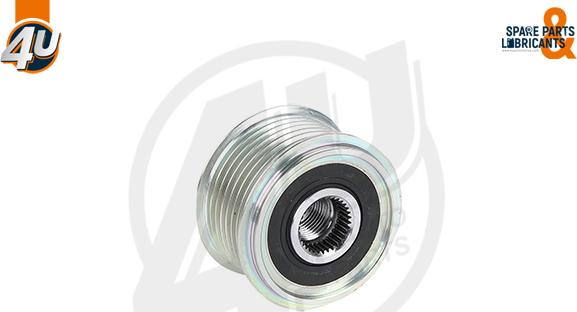 4U Autoparts 32600VV - Pulley, alternator, freewheel clutch autospares.lv