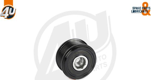 4U Autoparts 32610VV - Pulley, alternator, freewheel clutch autospares.lv