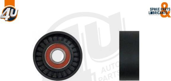 4U Autoparts 32373LR - Pulley, v-ribbed belt autospares.lv