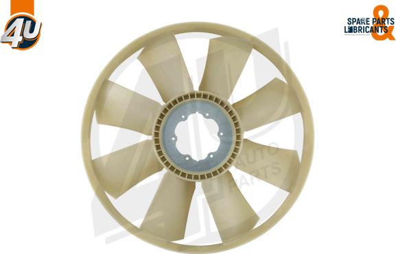 4U Autoparts 25110MN - Fan Wheel, engine cooling autospares.lv