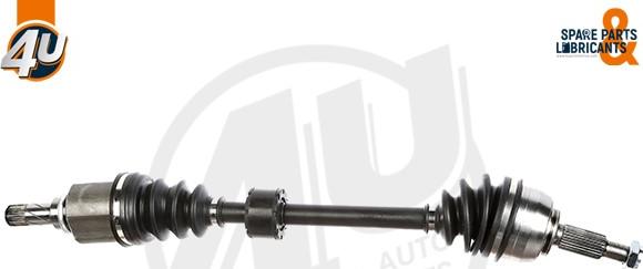 4U Autoparts 23081RN - Drive Shaft autospares.lv