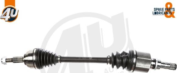 4U Autoparts 23088RN - Drive Shaft autospares.lv