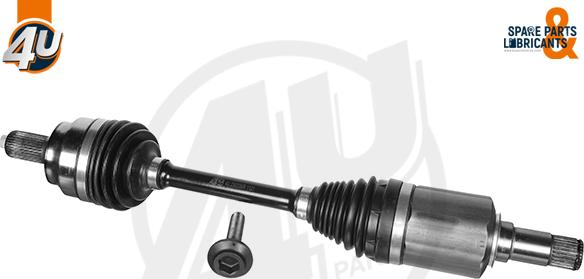 4U Autoparts 23033MR - Drive Shaft autospares.lv