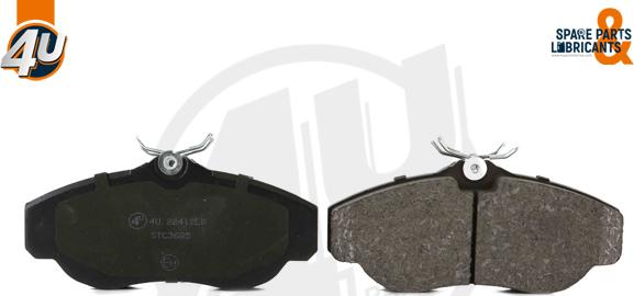 4U Autoparts 22412LR - Brake Pad Set, disc brake autospares.lv