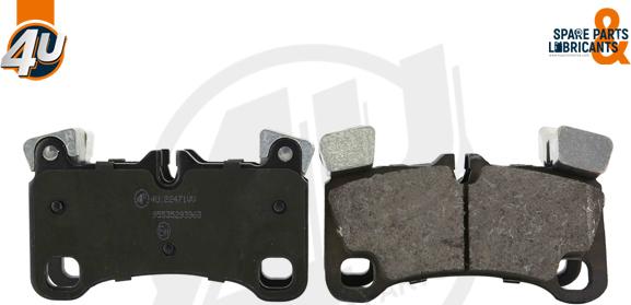 4U Autoparts 22471VV - Brake Pad Set, disc brake autospares.lv