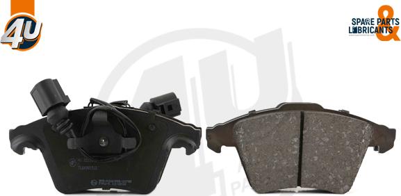 4U Autoparts 22516VV - Brake Pad Set, disc brake autospares.lv