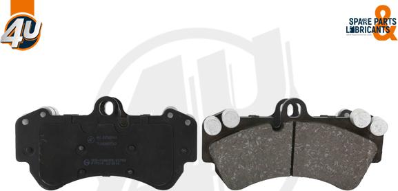 4U Autoparts 22520VV - Brake Pad Set, disc brake autospares.lv