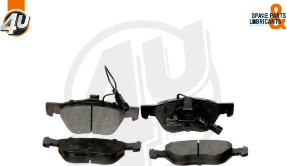 4U Autoparts 22657FT - Brake Pad Set, disc brake autospares.lv