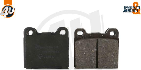 4U Autoparts 22041MR - Brake Pad Set, disc brake autospares.lv