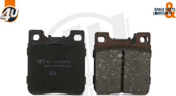 4U Autoparts 22052MR - Brake Pad Set, disc brake autospares.lv