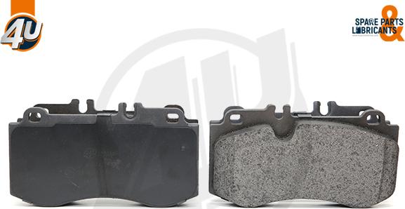 4U Autoparts 22101MR - Brake Pad Set, disc brake autospares.lv