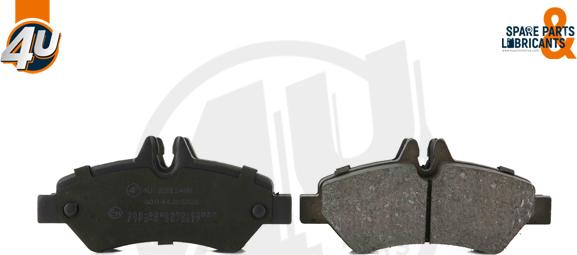 4U Autoparts 22124MR - Brake Pad Set, disc brake autospares.lv